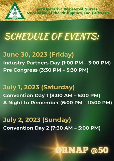 ornap convention 2024 schedule philippines